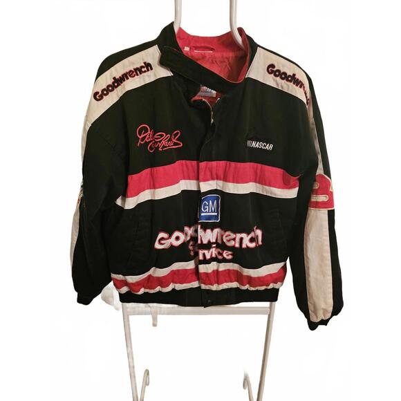 Vintage Dale Earnhardt #3 - Authentic NASCAR Jacket Black Size M - In EUC